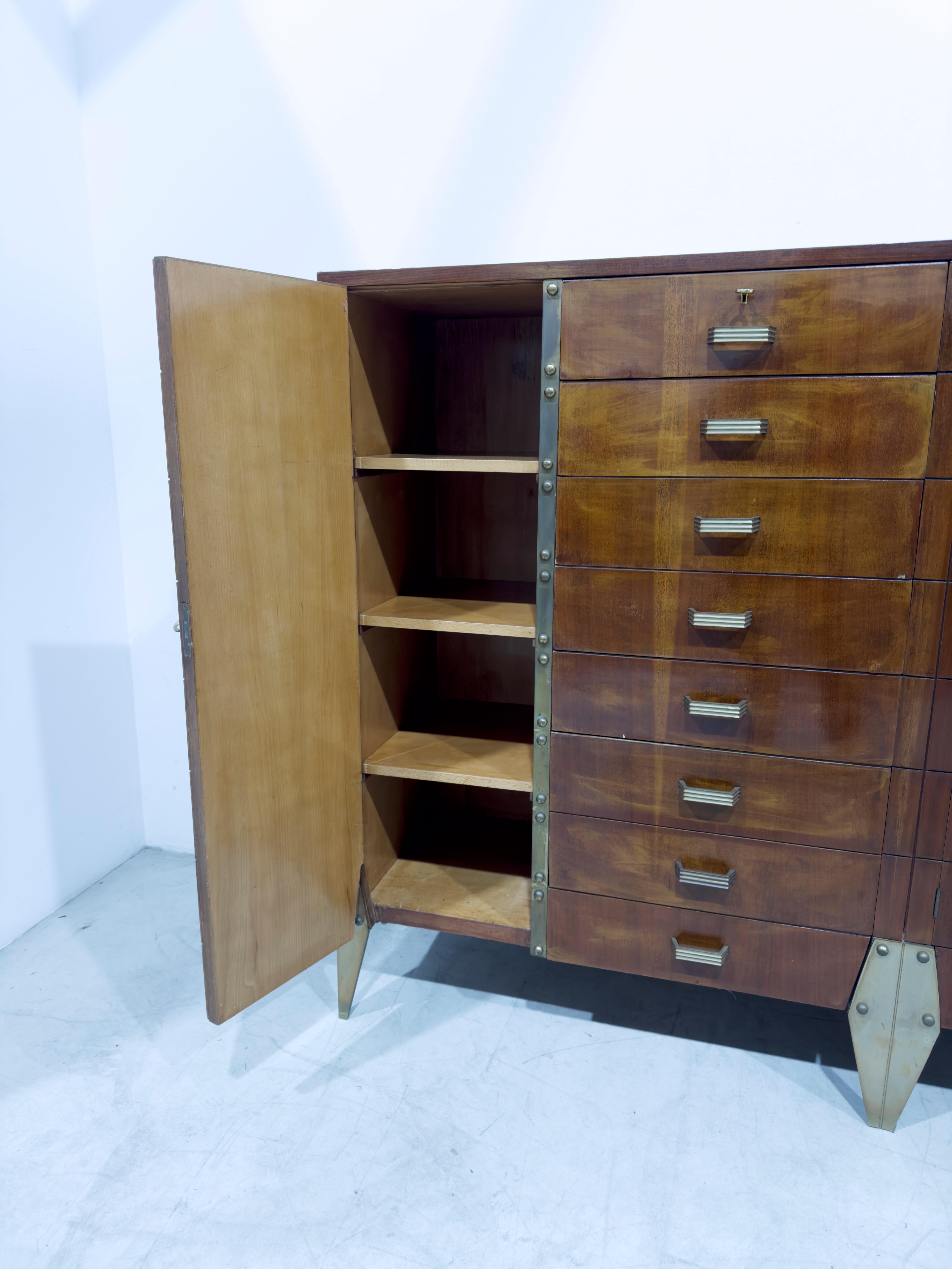 Italian Armoire Mario Quarti, vers 1950 en vente