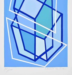 A una Donna del Malabar - Screen Print by Mario Radice - 1964