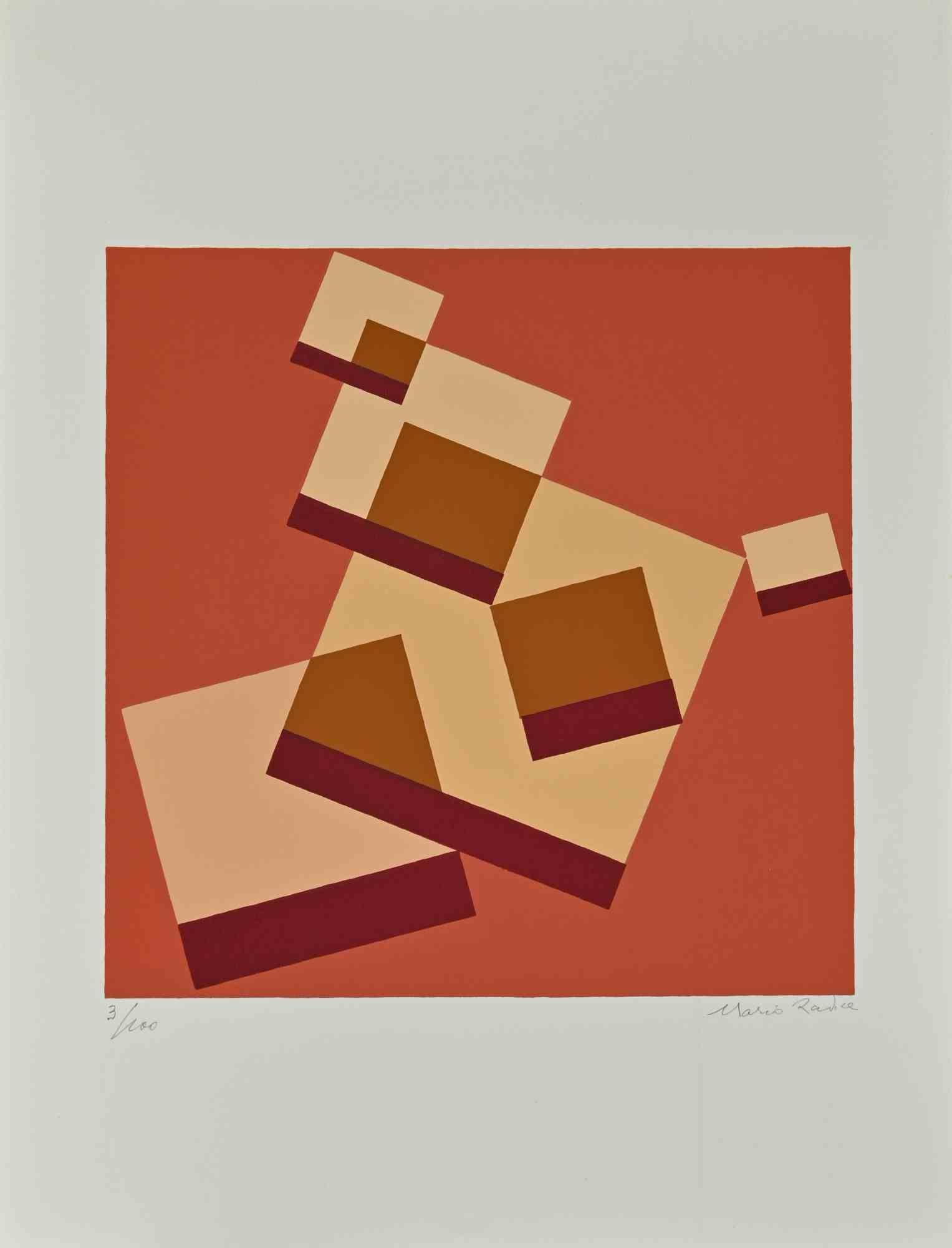 Lesbo è una bellissima serigrafia originale a colori su carta, realizzata dall'artista italiano e pioniere dell'arte astratta Mario Radice (1898-1987), negli anni Sessanta.

Firmato a mano e numerato a matita sul margine inferiore, edizione di 3/100