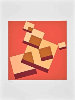 Lesbo - Serigrafía de Mario Radice - 1964