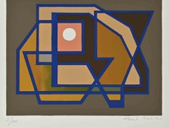 Sadness of Moon - Screen Print by Mario Radice - 1960s