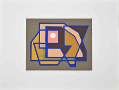 La tristesse de la Lune - Sérigraphie de Mario Radice - 1964