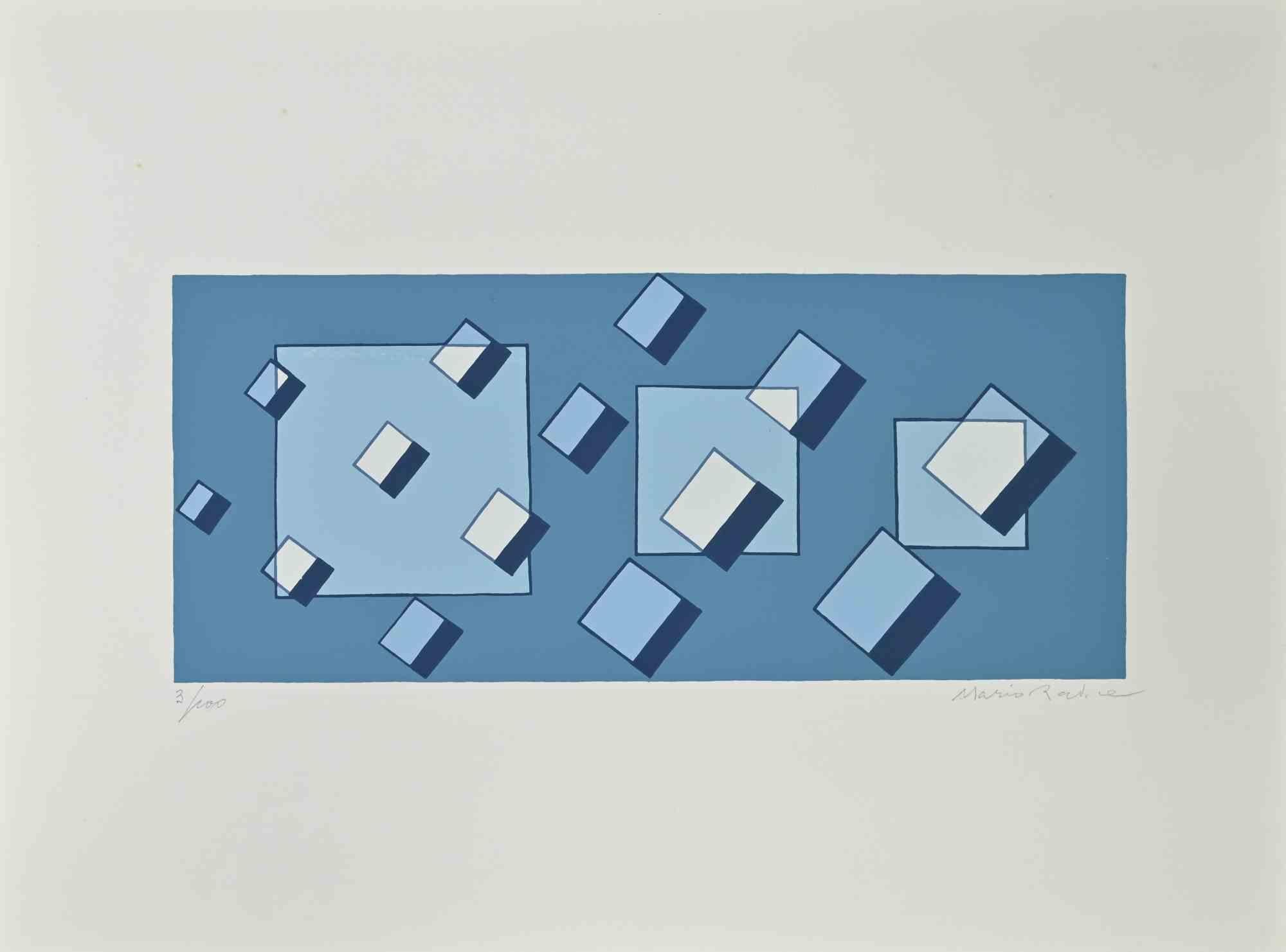 The Destruction - Screen Print by Mario Radice - 1960s