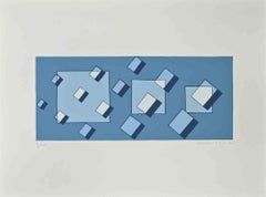 The Destruction - Screen Print by Mario Radice - 1960s
