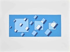 The Destruction - Screenprint by Mario Radice - 1974