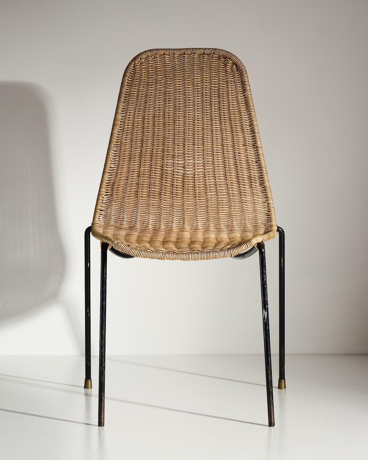 Steel Mario Rinaldi, Pair of ‘Lumi’ chairs For Sale