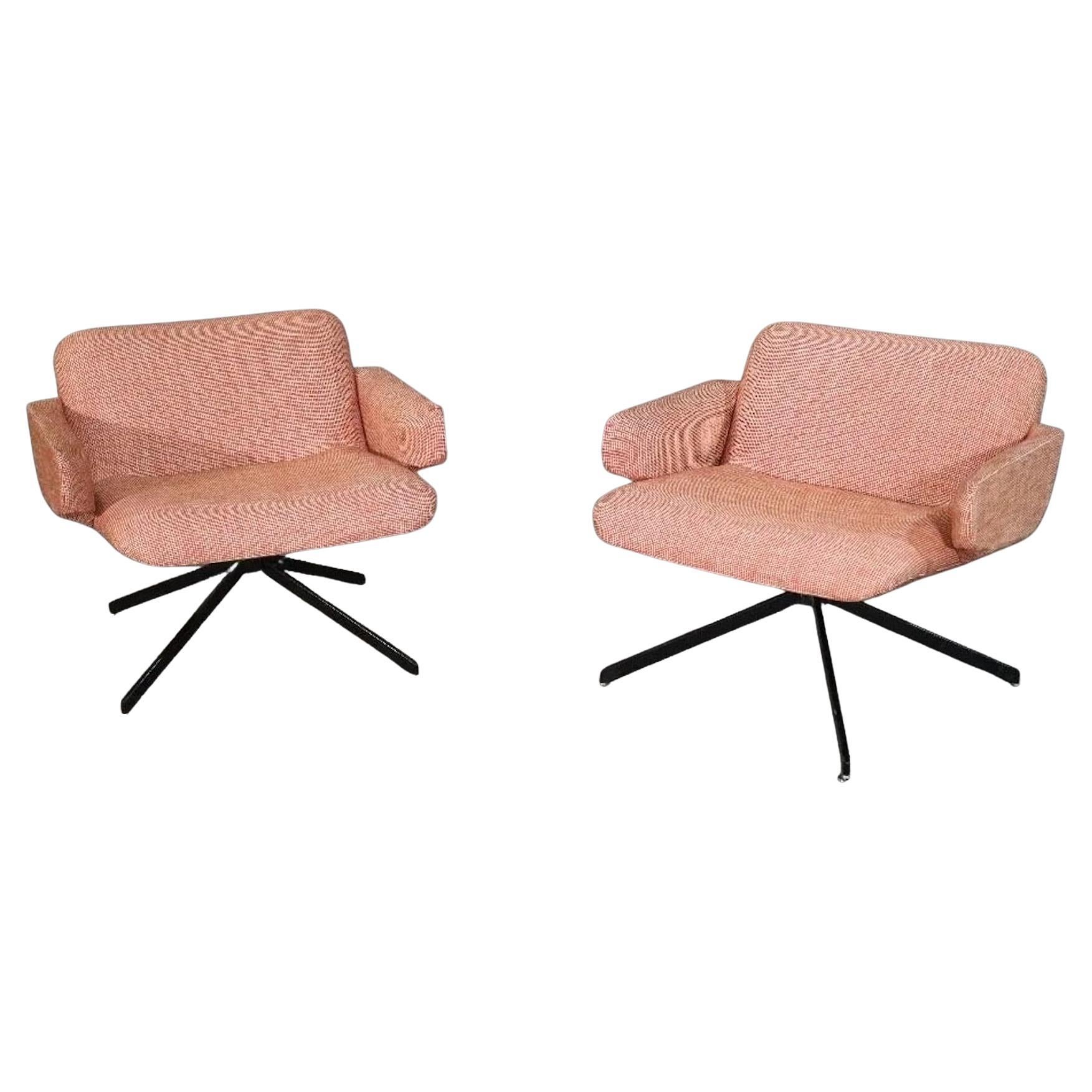 Mario Ruiz Designed Swivel Chairs for HBF For Sale