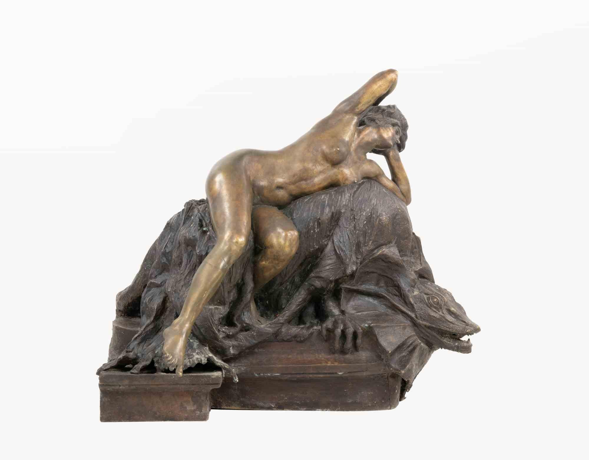 Naiad - Sculpture by Mario Rutelli - 1905 For Sale 1