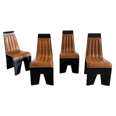 Chaises de salle à manger Mario Sabot, Italie, années 1970
