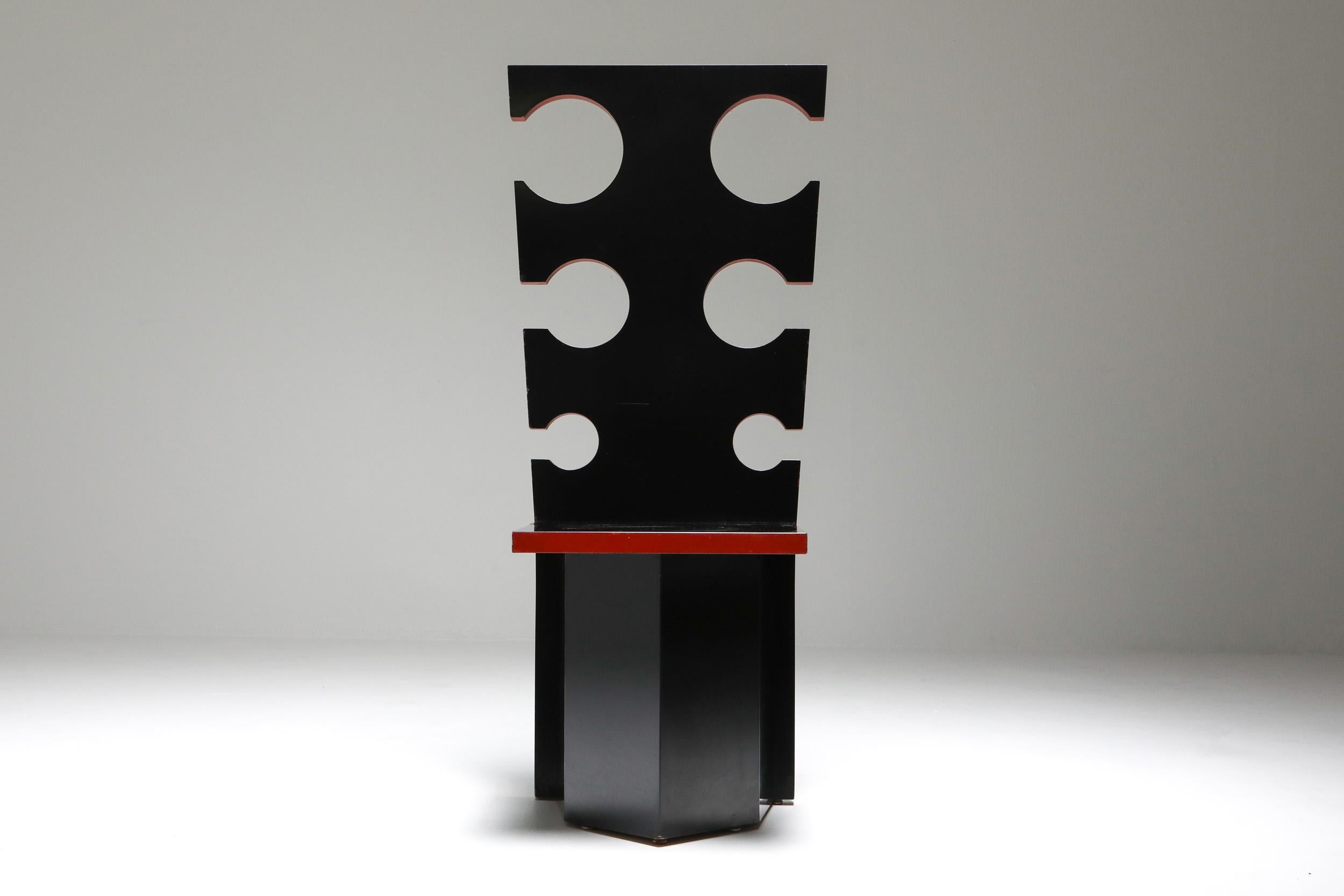 Wood Mario Sabot Sculptural Chairs by Max Papiri