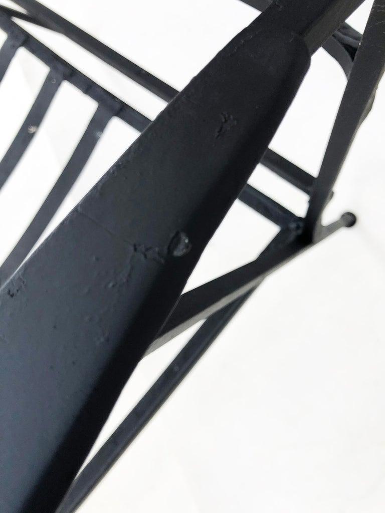 Wrought Iron Maurizio Tempestini Salterini Ribbon Back Club Chair