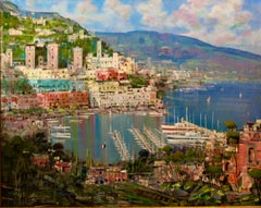 „Monte Carlo“ Großes Ölgemälde auf Leinwand