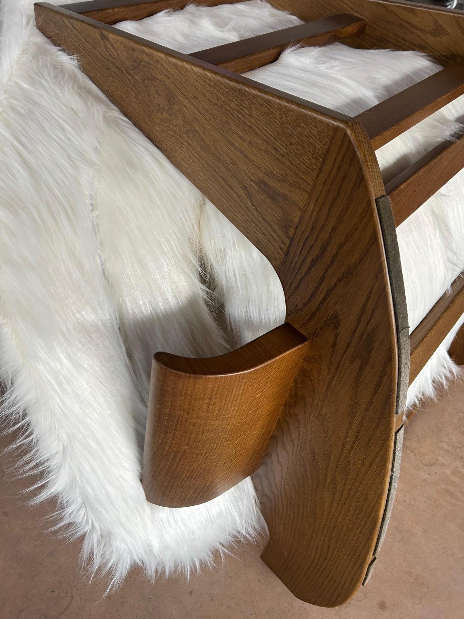 Mario Scheichenbauer “Yeti” Rocking Chair for Elam, Italy, 1970 For Sale 3