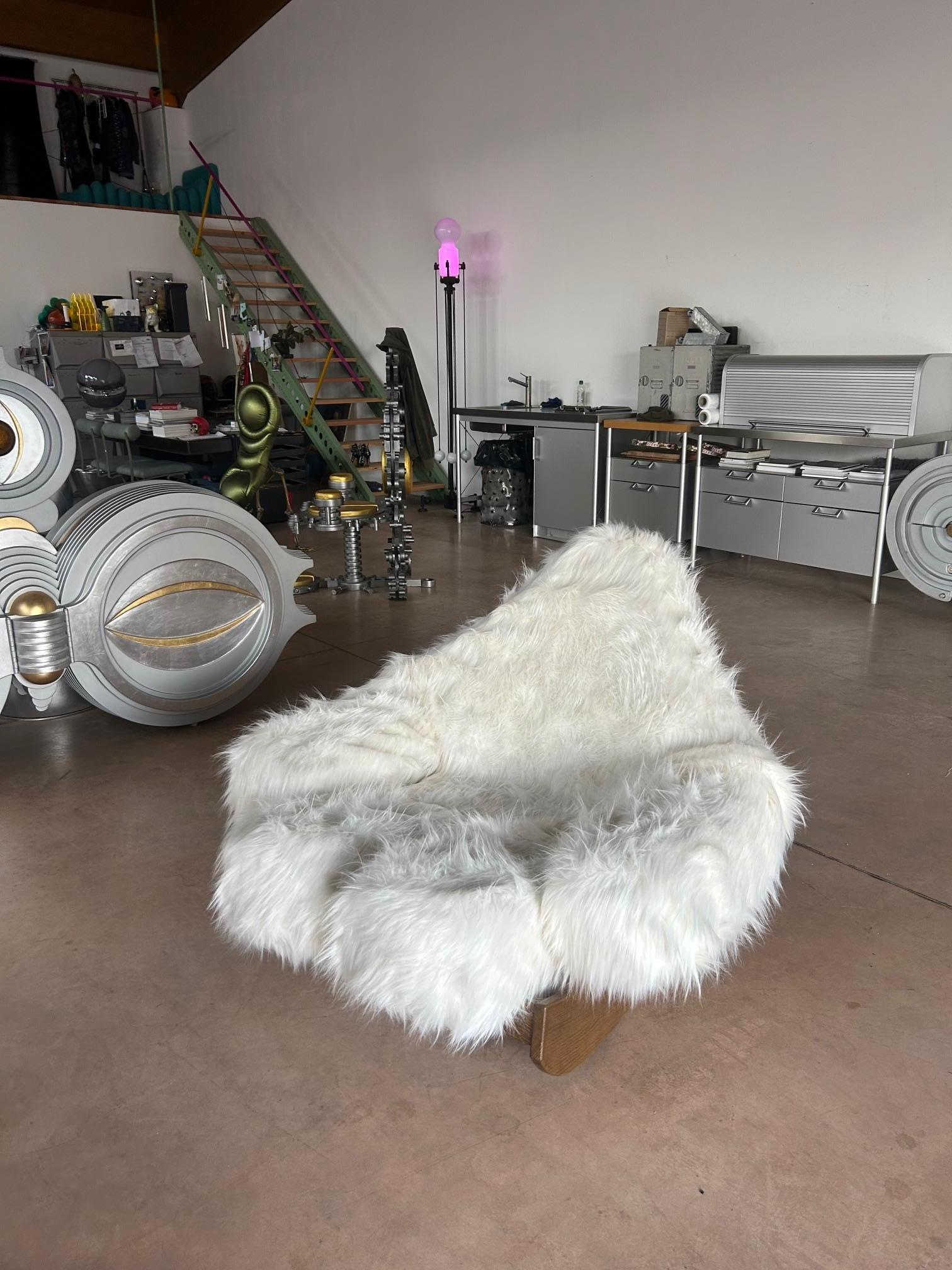 Mario Scheichenbauer “Yeti” Rocking Chair for Elam, Italy, 1970 For Sale 7
