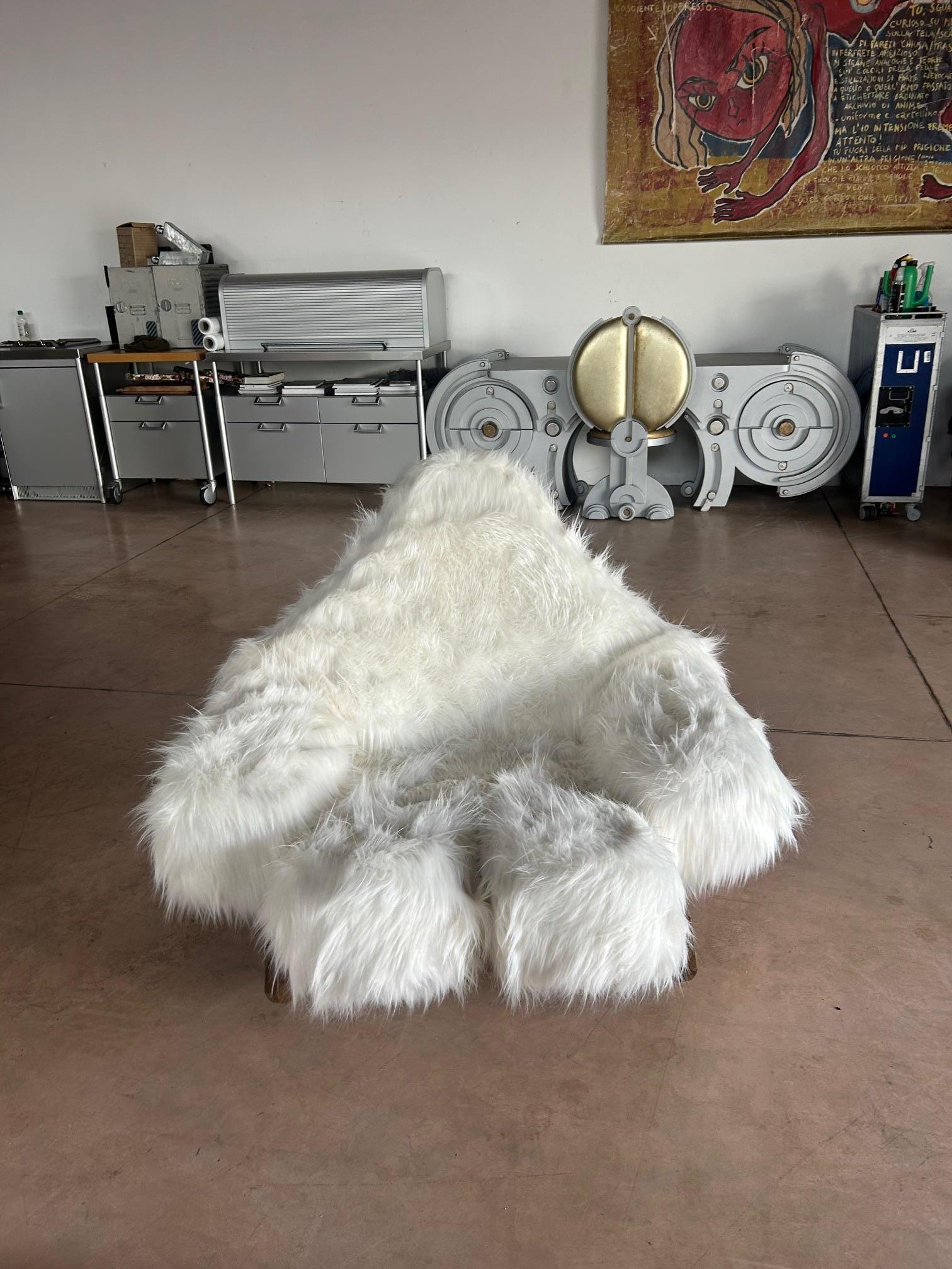 Mario Scheichenbauer “Yeti” Rocking Chair for Elam, Italy, 1970 For Sale 8