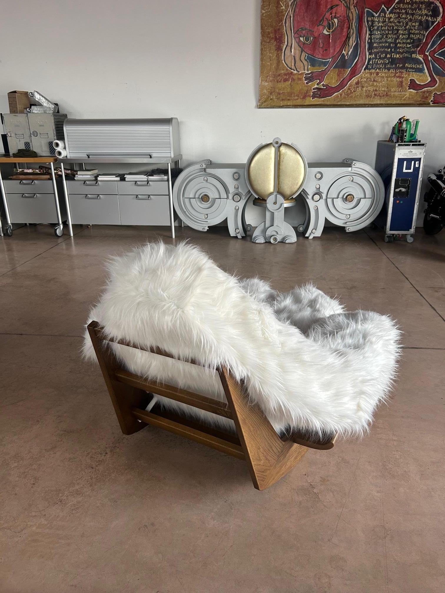 Mario Scheichenbauer “Yeti” Rocking Chair for Elam, Italy, 1970 For Sale 10