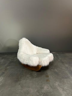 Mario Scheichenbauer “Yeti” Rocking Chair for Elam, Italy, 1970