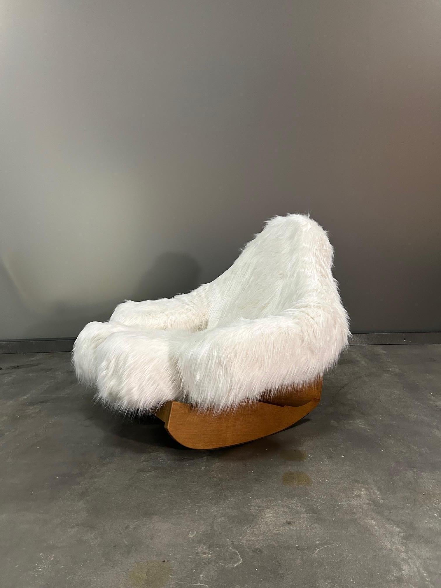 italien Chaise à bascule Yeti pour Elam, Mario Scheichenbauer, Italie, 1970 en vente