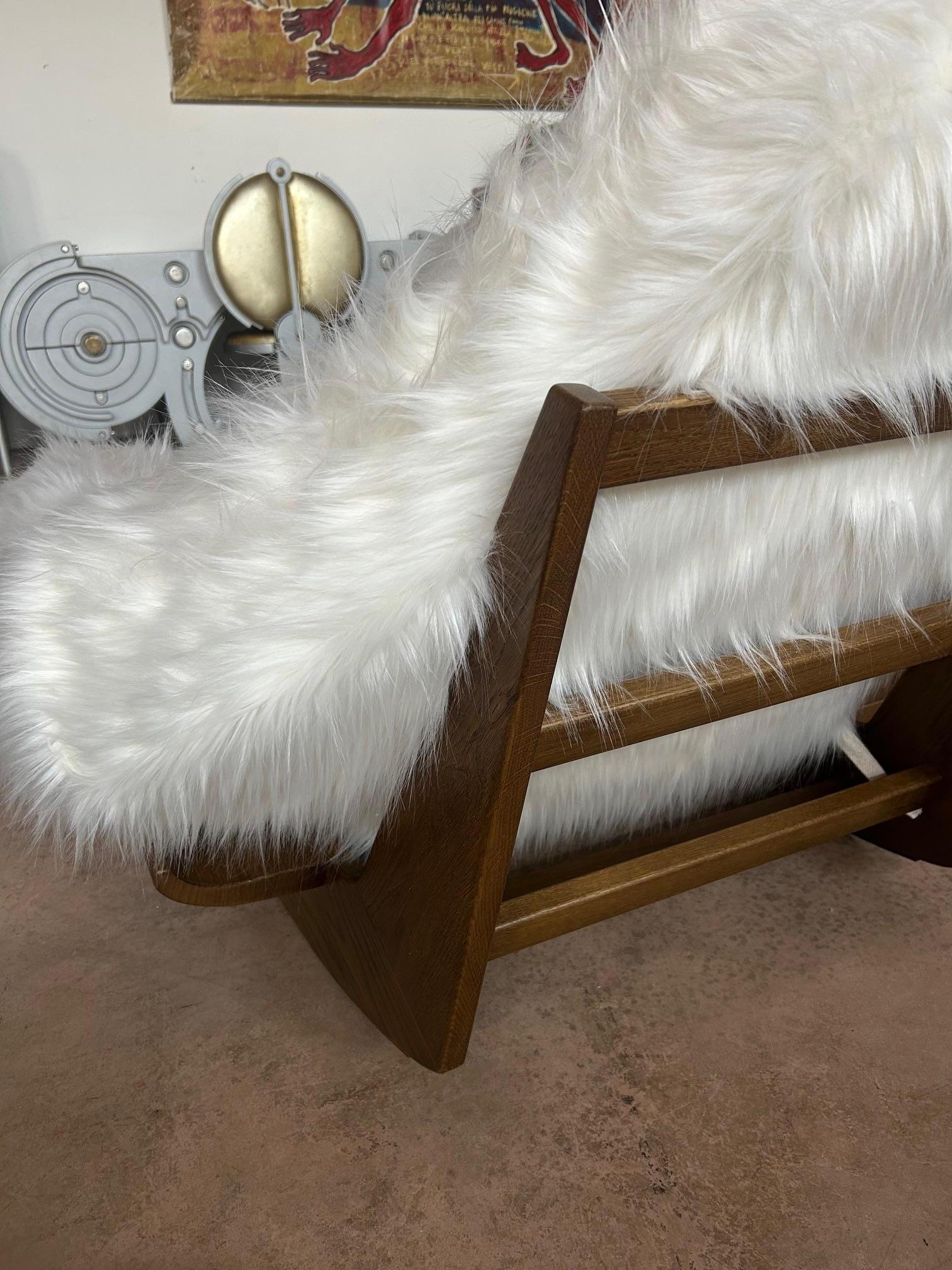 Mid-20th Century Mario Scheichenbauer “Yeti” Rocking Chair for Elam, Italy, 1970 For Sale