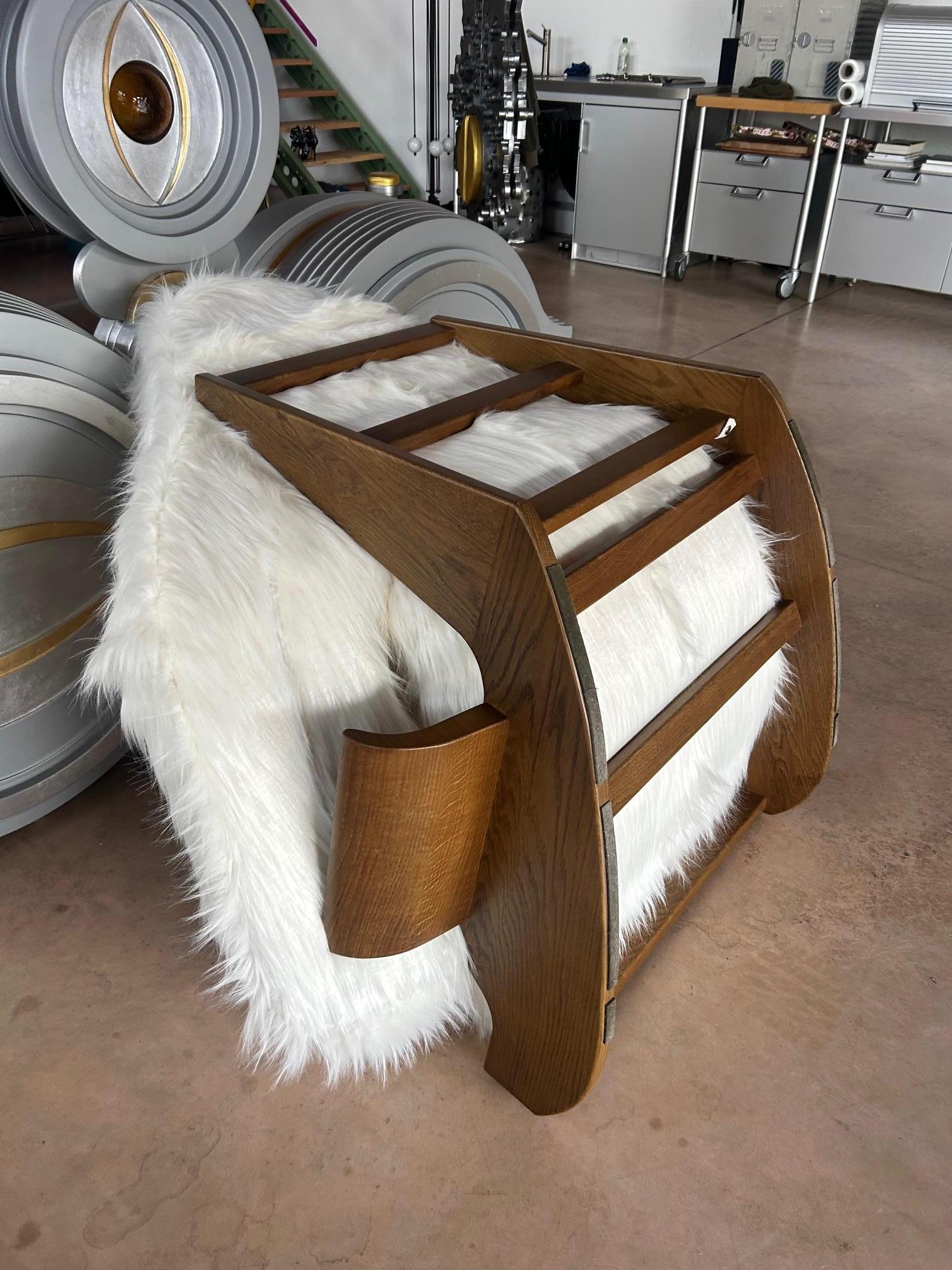 Mario Scheichenbauer “Yeti” Rocking Chair for Elam, Italy, 1970 For Sale 2