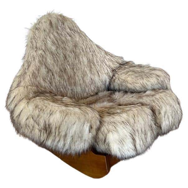 Mario Scheichenbauer “Yeti” Rocking Chair for Elam, Italy, 1970 For ...