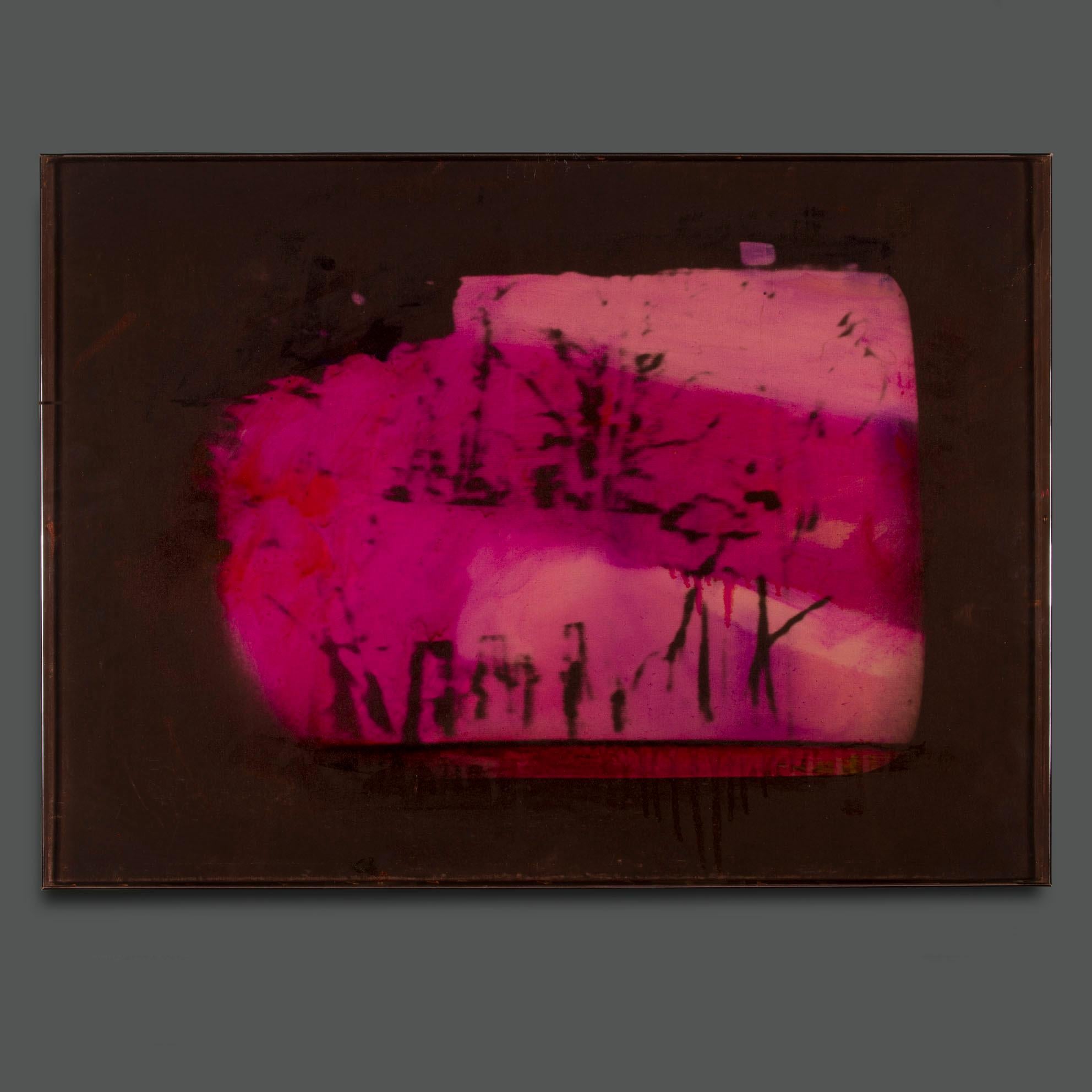 Mario Schifano Abstract Pop Art Authenticated and Archived Artwork