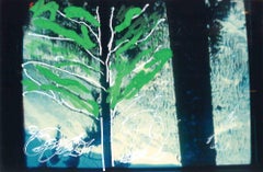 L'albero	- Tecnica mista di Mario Schifano - Anni '90