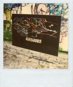 5 Polaroids de Mario Schifano - Années 1990