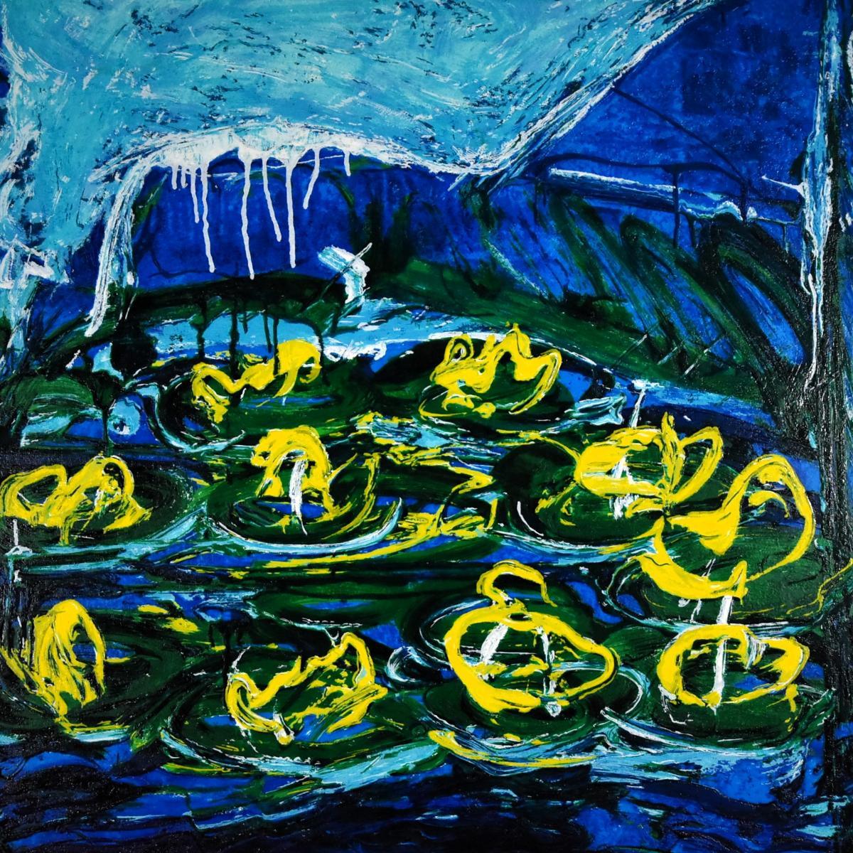 Mario Schifano (1934-1998) - Acquatico - Sérigraphie à l
émail - 1988