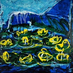 Mario Schifano (1934–1998) – Acquatico – Enamel screen printing – 1988