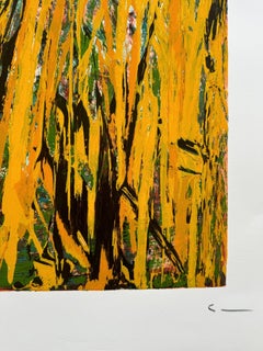 Mario Schifano (1934–1998) – Campi da terra– Enamel screen printing – 1988