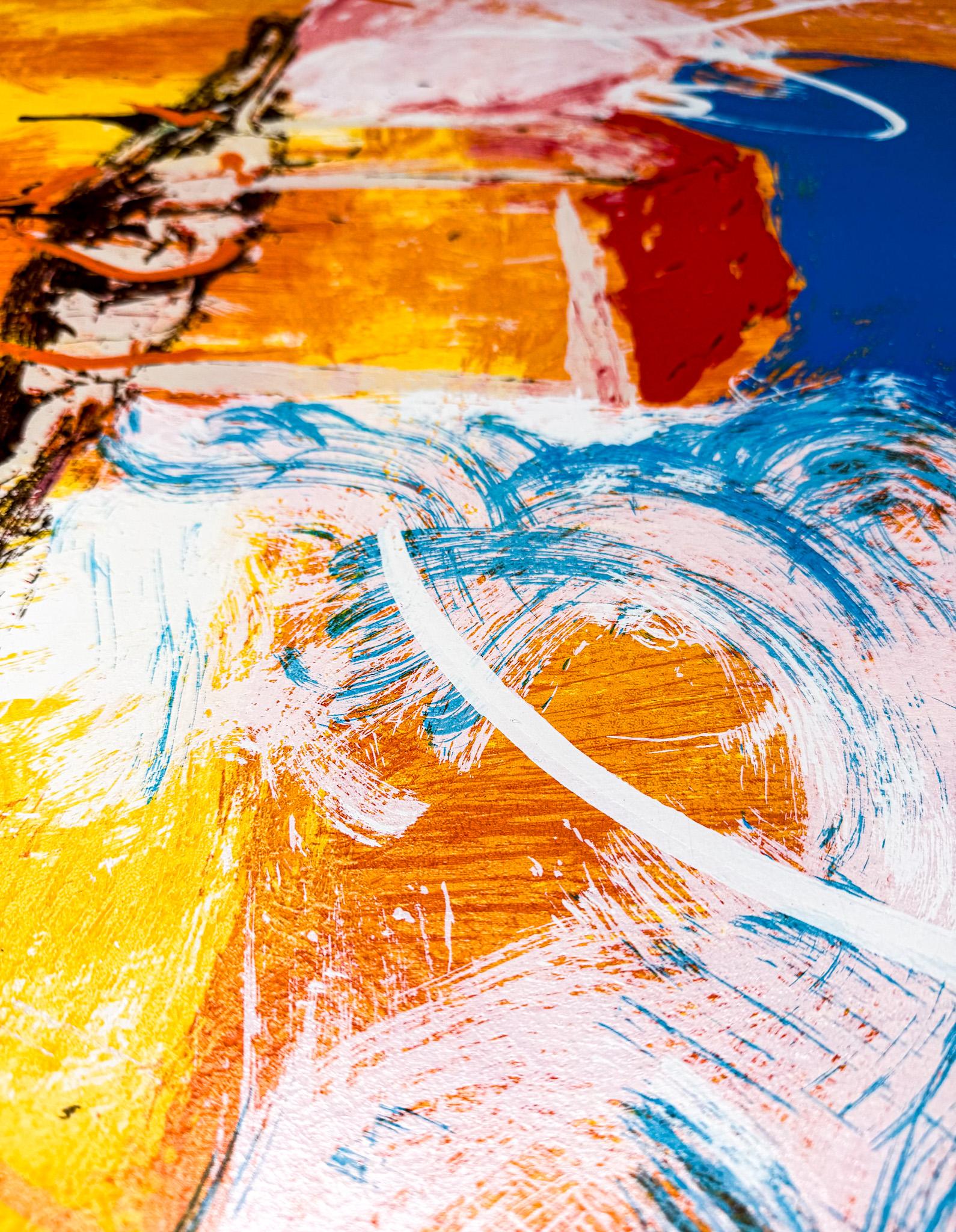 Mario Schifano (1934–1998) – Casa di guardia – Enamel screen printing – 1988 en venta 3