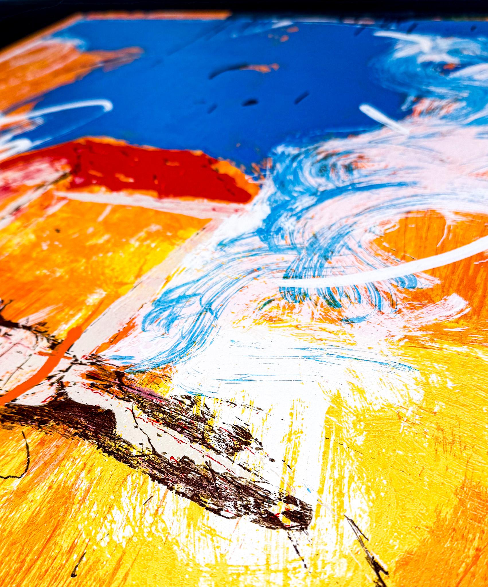 Mario Schifano (1934–1998) – Casa di guardia – Enamel screen printing – 1988 en venta 4