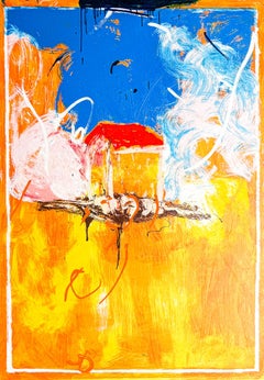 Mario Schifano (1934–1998) – Casa di guardia – Enamel screen printing – 1988