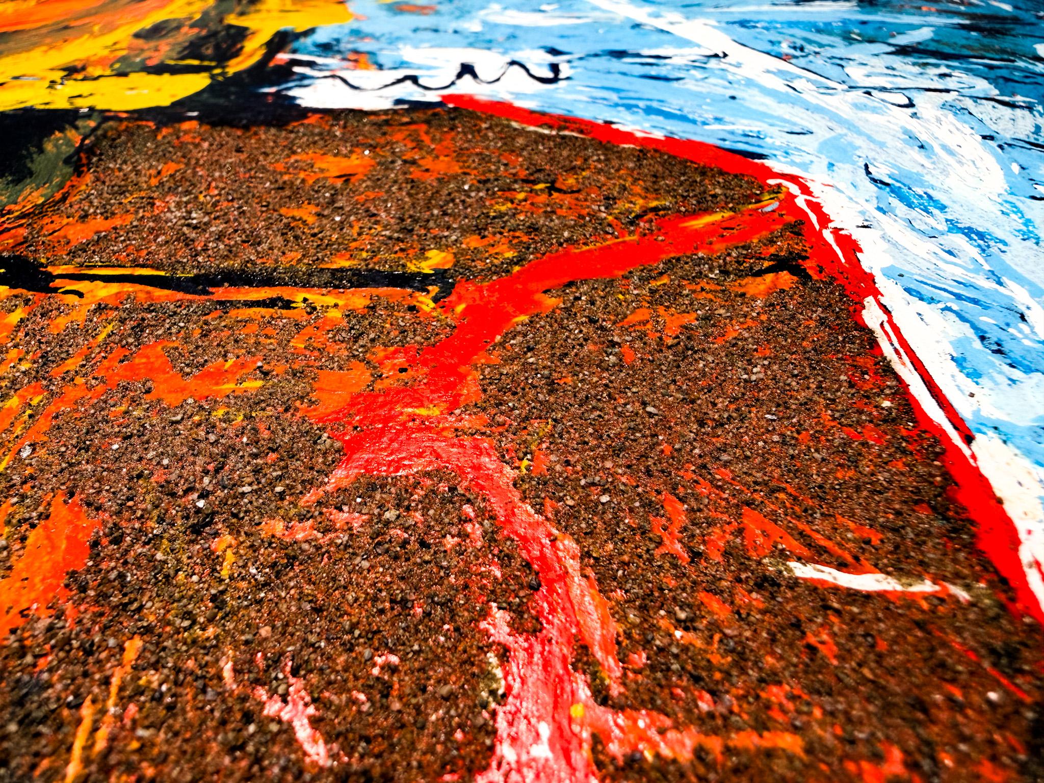 Mario Schifano (1934–1998) – Casa Sola – Enamel screen printing – 1990 en vente 9