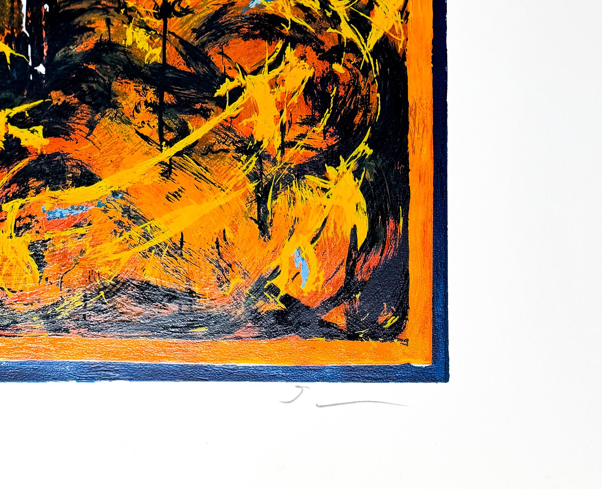 Mario Schifano (1934–1998) – Casa Sola – Enamel screen printing – 1990 en vente 6