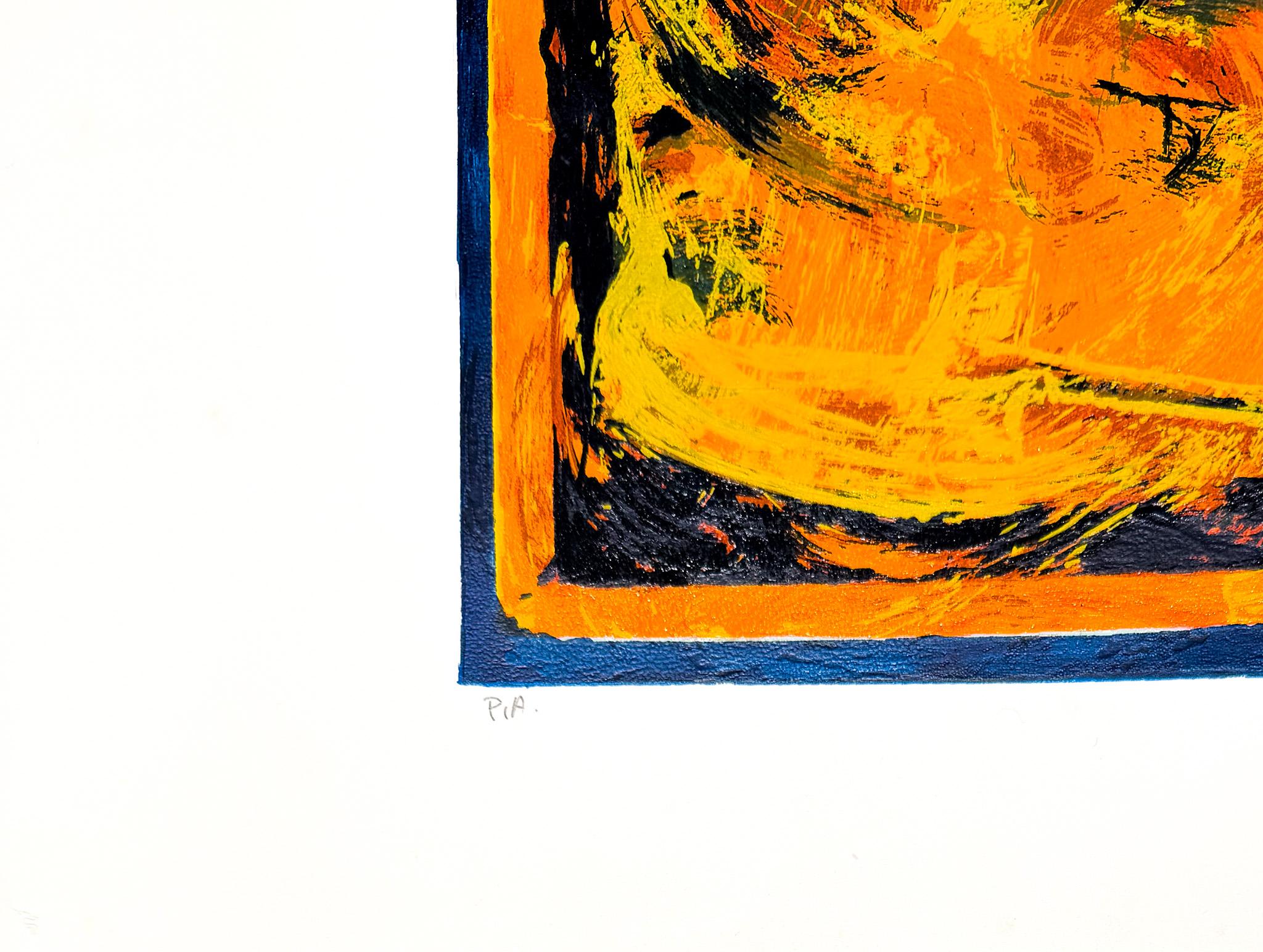 Mario Schifano (1934–1998) – Casa Sola – Enamel screen printing – 1990 en vente 7