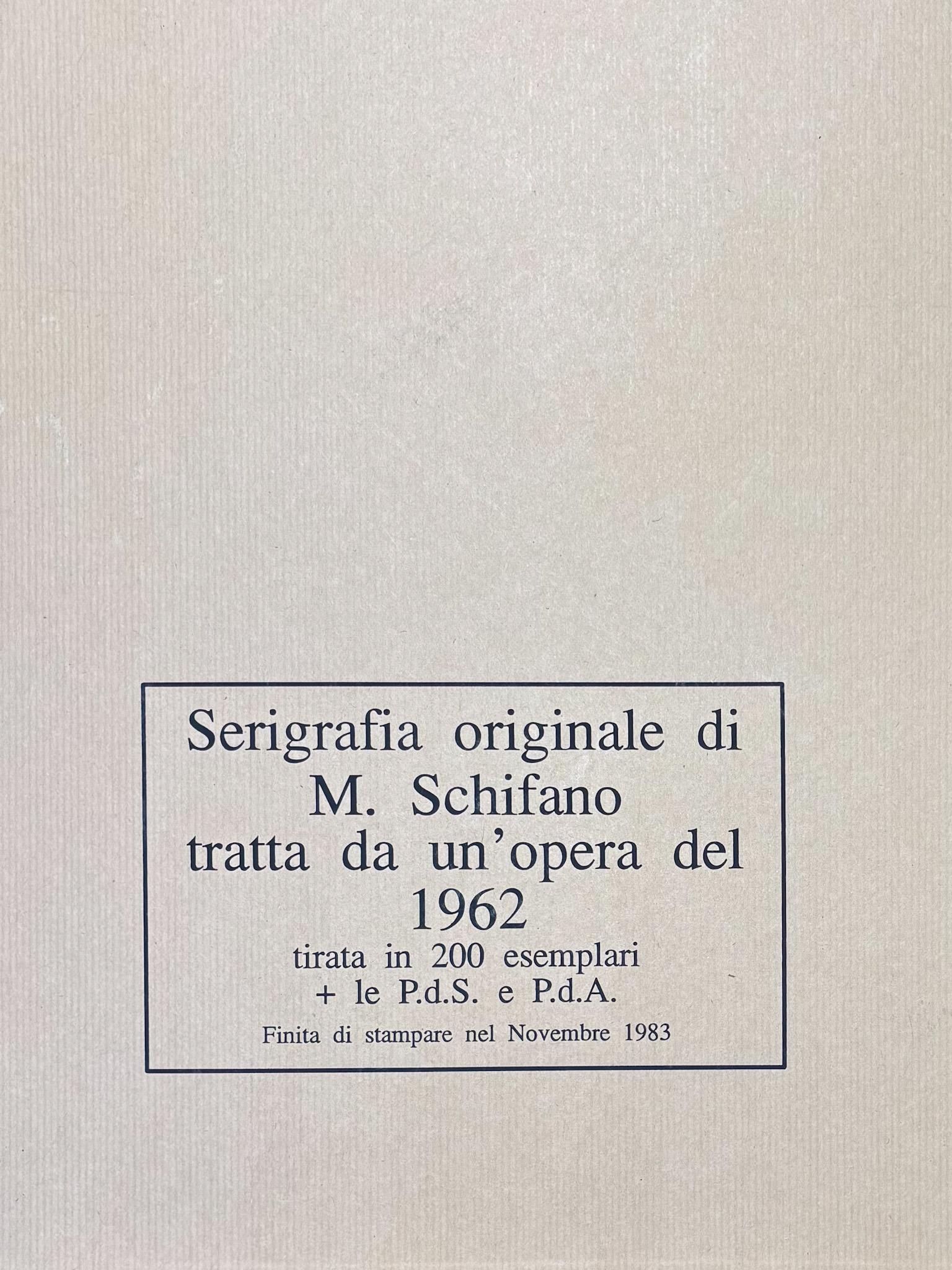 Mario Schifano (1934-1998) - I Colon - Sérigraphie sur papier - 1962 en vente 5