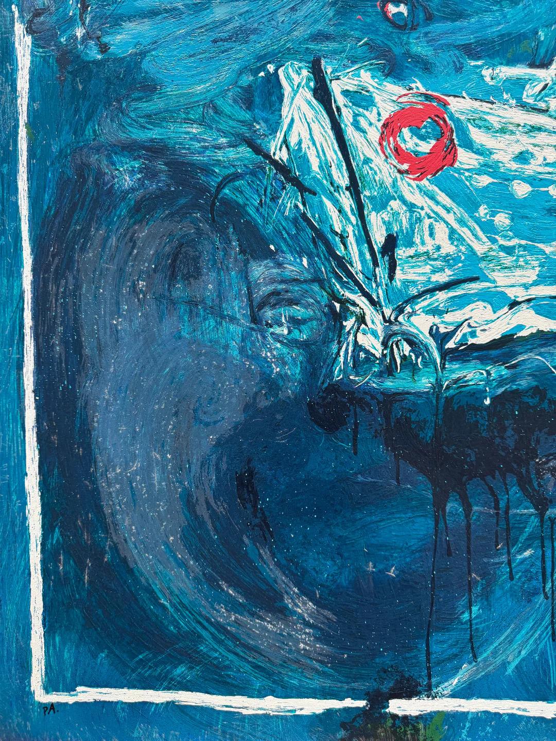 Mario Schifano (1934–1998) -  Crociera - Enamel screen printing - 1988 For Sale 2