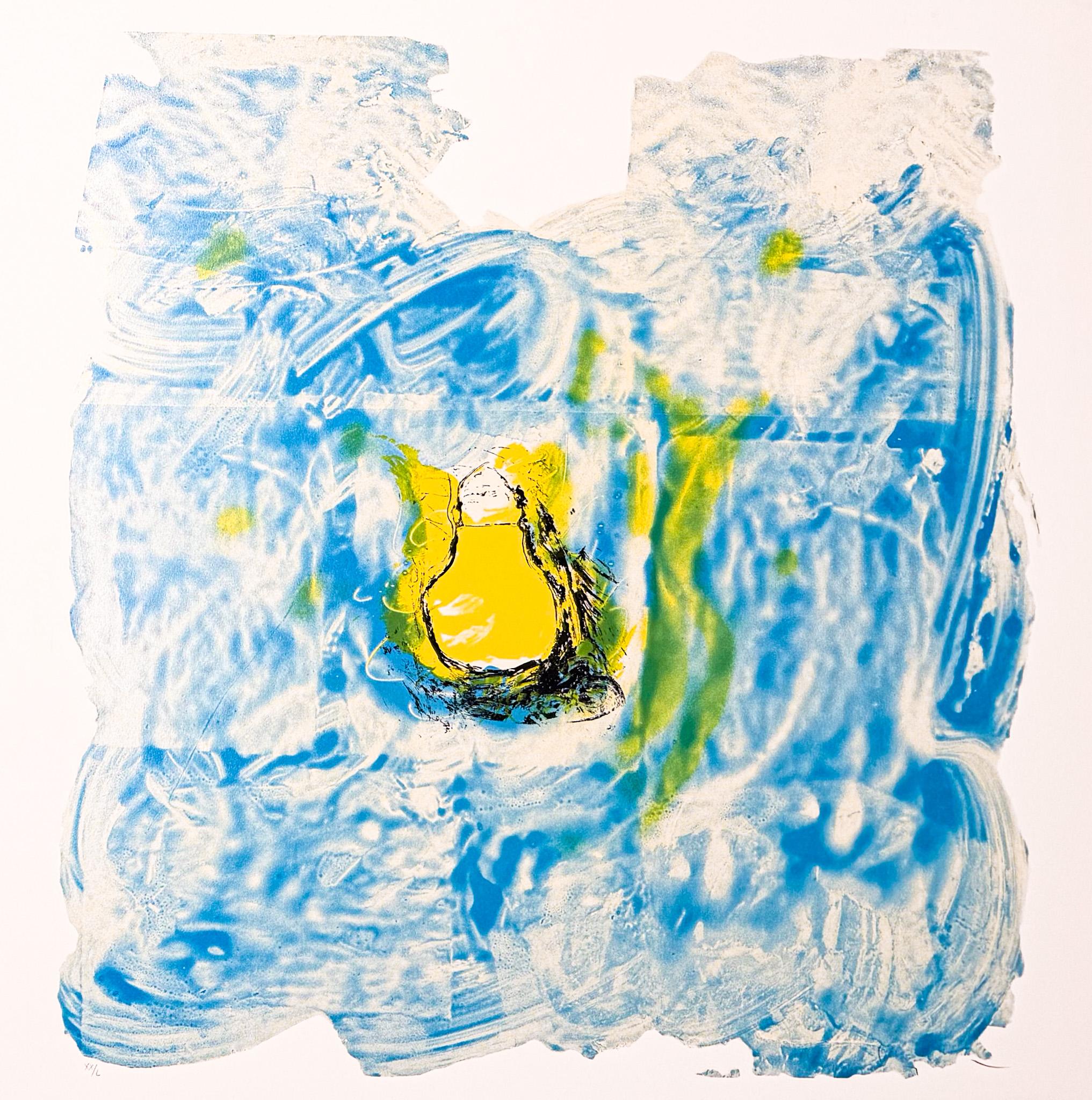 Lithograph with screen printing on paper, edited in 1988.
Limited edition of 331 copies, numbered XX/L
Signed in pencil by artist in lower right corner.
Very good conditions.

Paper size: 70 x 70 cm

Publications:
This print is fully documented and