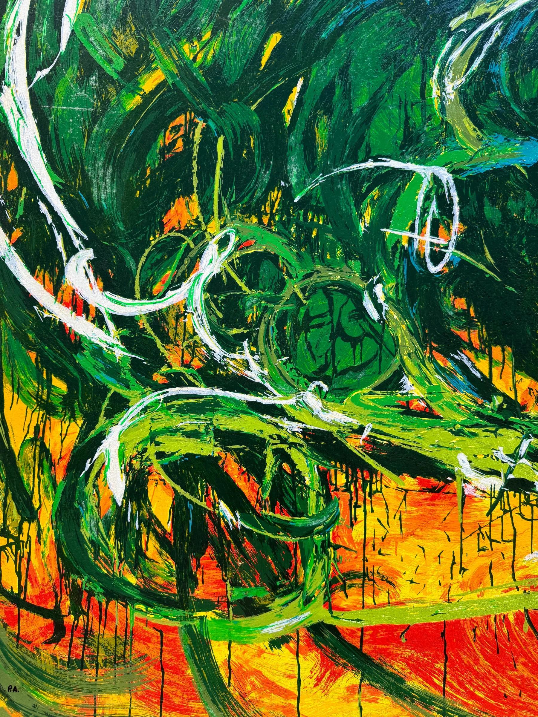 Mario Schifano (1934–1998) -  Natura - Enamel screen printing - 1988 For Sale 3