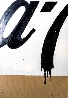 Mario Schifano (1934–1998) - Screen printing with enamels on kraft paper - 1983