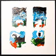 Mario Schifano (1934-1998) - Vedute interrotte - Litografia con serigrafia