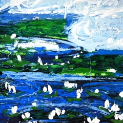 Mario Schifano (1934–1998) – Water – Enamel screen printing – 1989