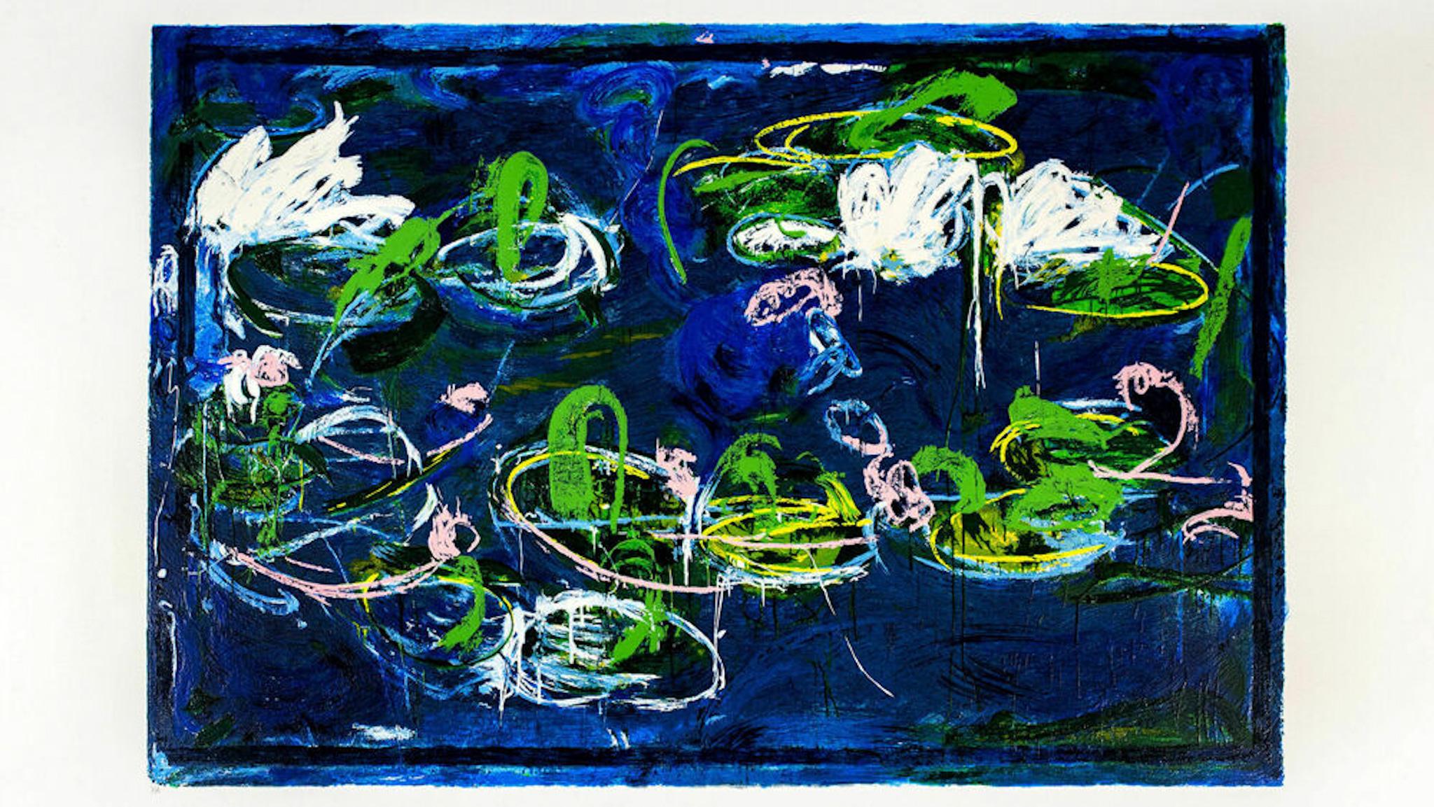 Sérigraphie à l
émail, éditée en 1988.
Edition limitée à 199 exemplaires, numérotés PA ( épreuve d
artiste)
Signé au crayon par l
artiste dans le coin inférieur droit.
Très bonnes conditions.

Taille du papier : 100 x 70 cm

Publications :
Cette