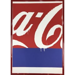 Mario Schifano - Coca - Colon - Serigrafia firmata a mano, 1988
