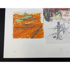 Mario Schifano - Sérigraphie signée à la main, 1970