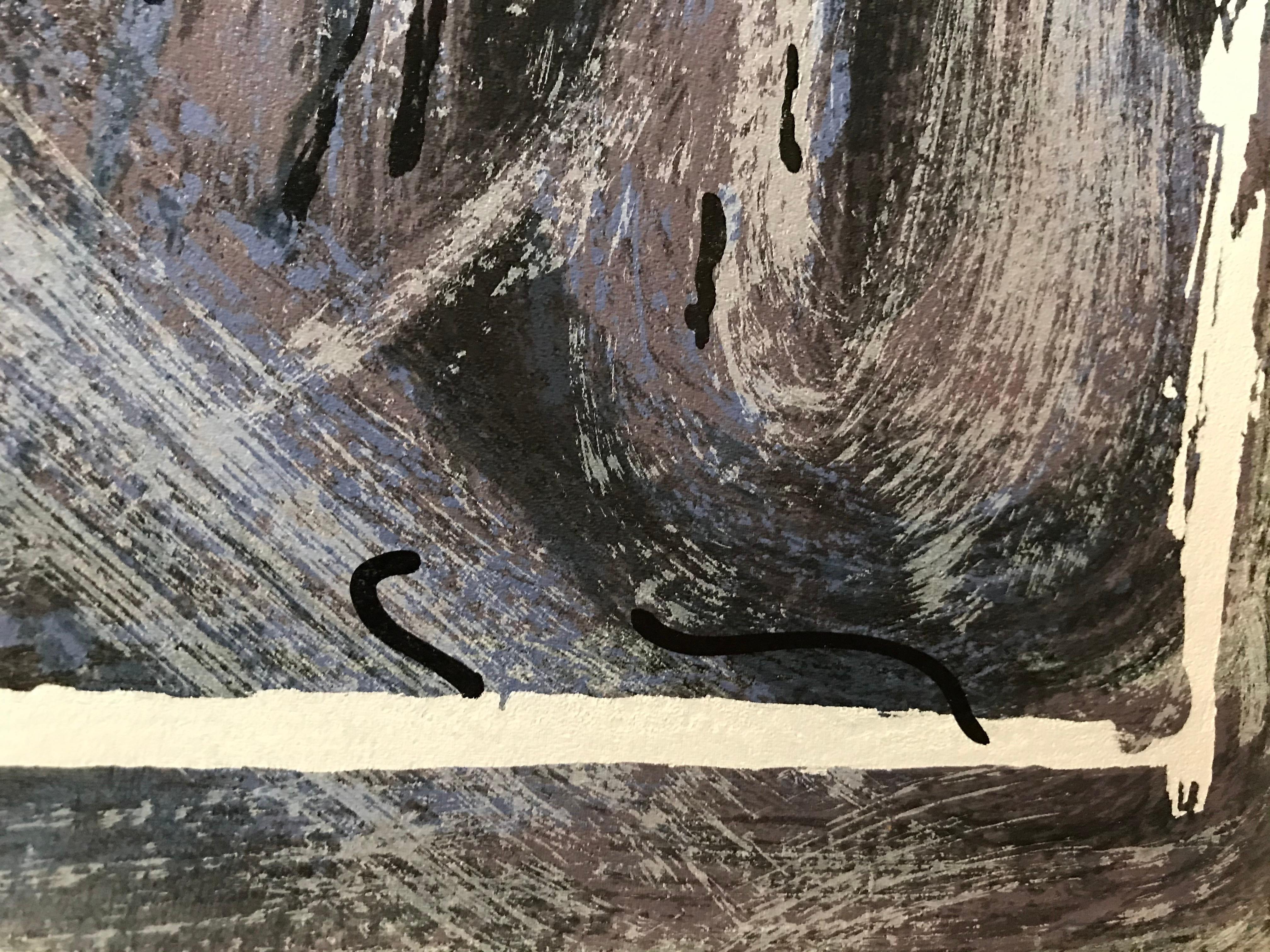 Mario Schifano(1934–1998)- Navigatore notturno -Enamel screen print in 45 colors 1