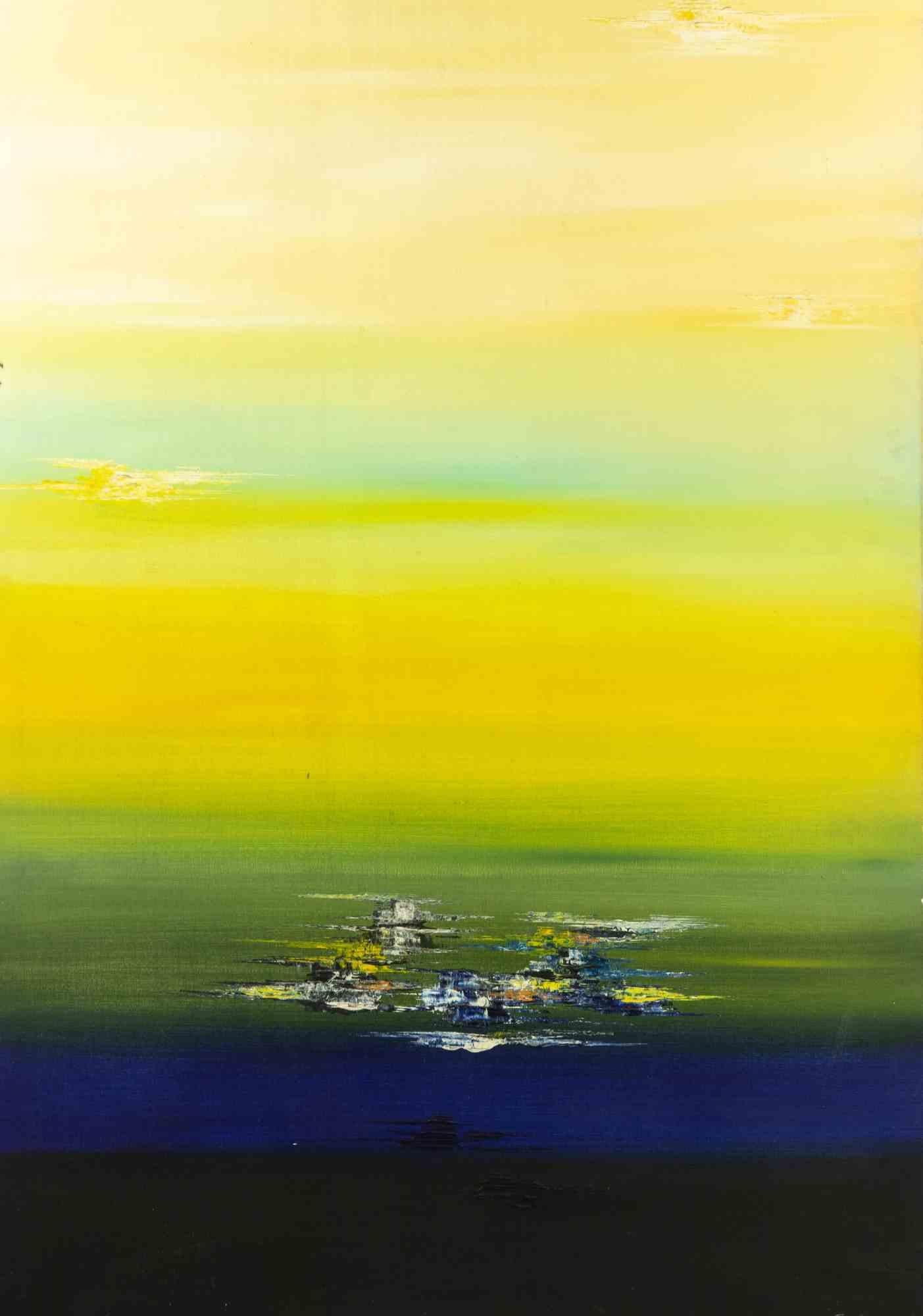 L'alba è una meravigliosa tecnica mista su tela realizzata da Mario Sinisca (Napoli, 1929), un maestro italiano del dopoguerra che non può essere etichettato in nessun movimento artistico.

Firmato sul margine inferiore destro.

Questo quadro