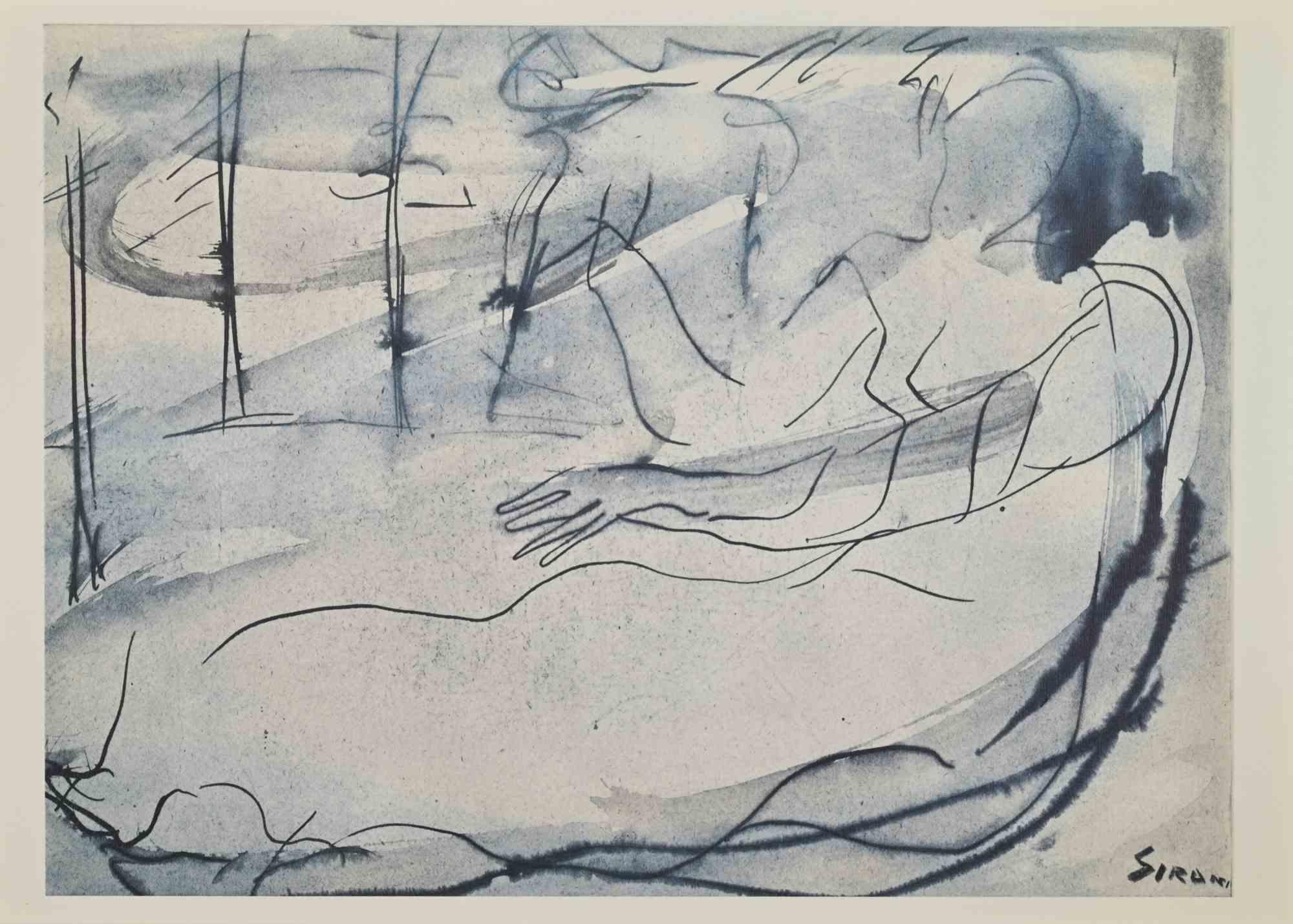 Reclining Figure est une œuvre d'art sur carton blanc réalisée d'après l'Artistics italien Mario Sironi (1885-1961) en 1925.

Épreuve photographique.

Signé dans le coin inférieur.

Bonnes conditions. 

La mention "10. Figura sdraiata - 1925"

Mario